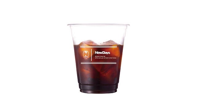 アイスコーヒー レギュラー 140円(税込)/ラージ 240円(税込)