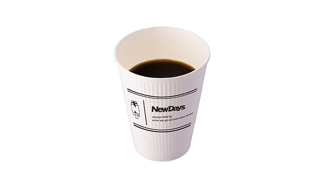 ホットコーヒー　レギュラー 140円(税込)/ラージ 220円(税込)