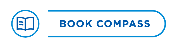 ecute 上野　BOOK COMPASS logo