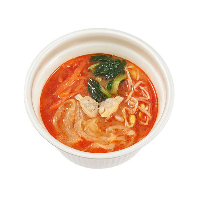 まるごと豆腐とあさりの韓国風チゲスープ