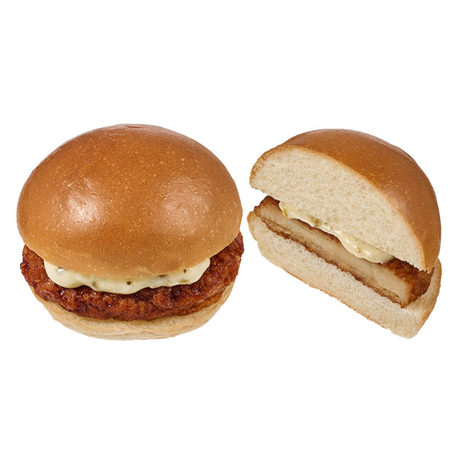 デミタルチキンカツバーガー