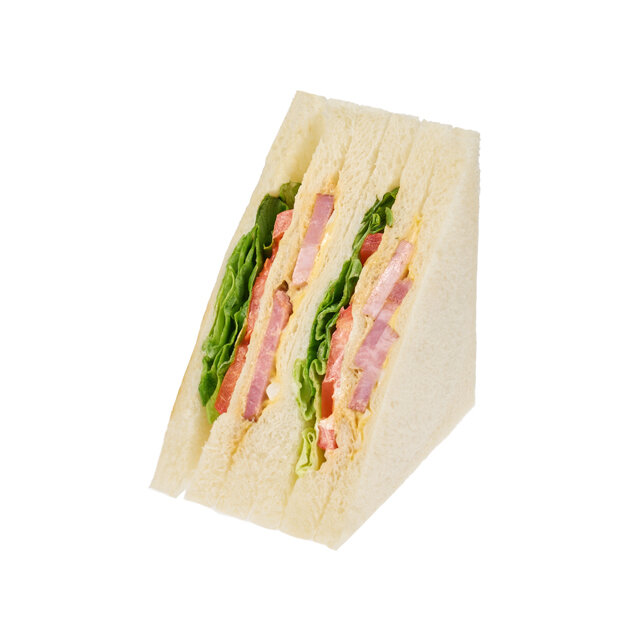 厚切りベーコンのB.L.T.サンド