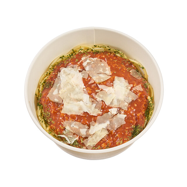 チーズ香る！ミートソースパスタ