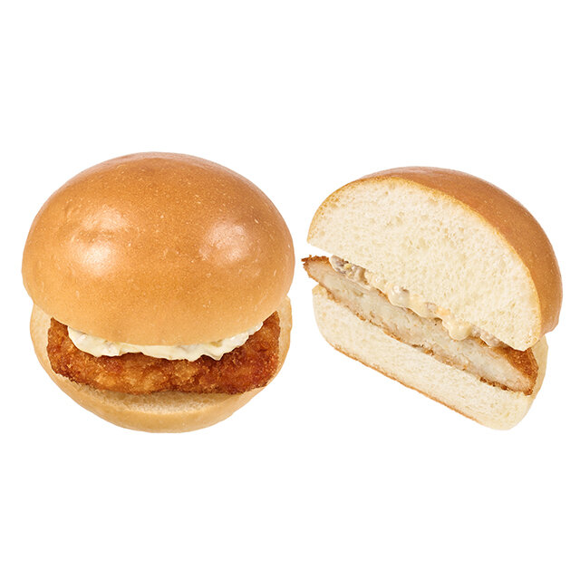 いぶりがっこタルタルのフィッシュバーガー