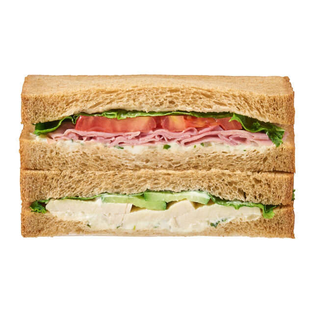 カフェサンド　低温調理チキン＆ハム ～ハーブクリームチーズ～