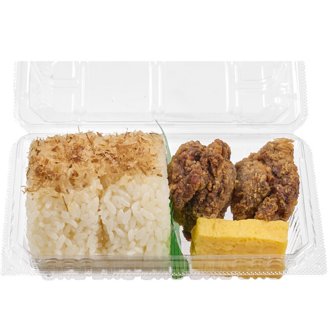 関西風だしおにぎりとソース唐揚げセット