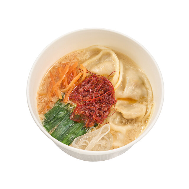 ぷるもち水餃子入り！ごま豆乳担々鍋