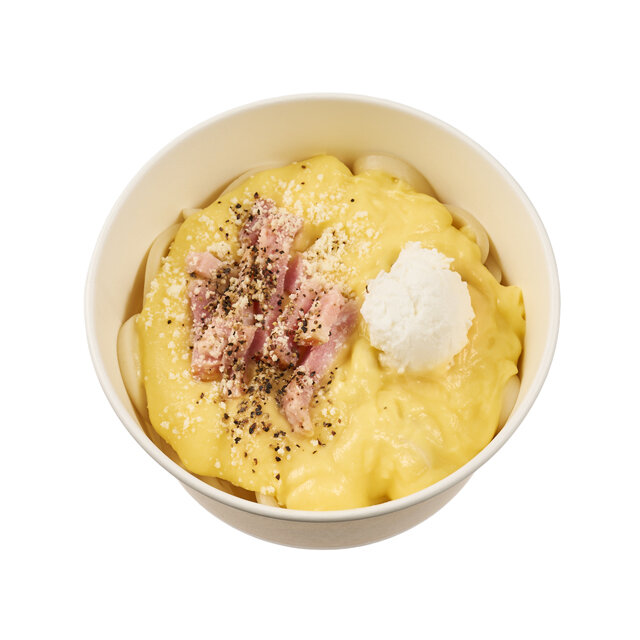 カルボナーラクリームうどん