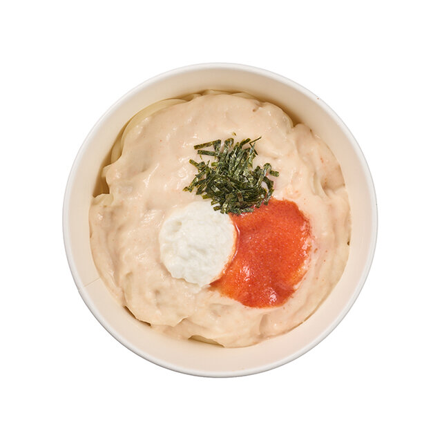 明太クリームうどん（博多明太子使用）