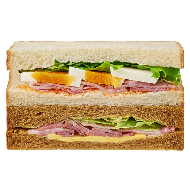 カフェサンド　パストラミポーク＆ショルダーベーコン