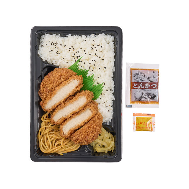 ロースとんかつ弁当(オリバーソース付き)
