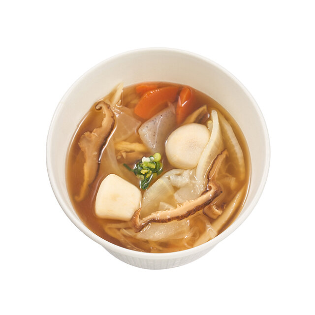 野菜の旨み！けんちん風スープ