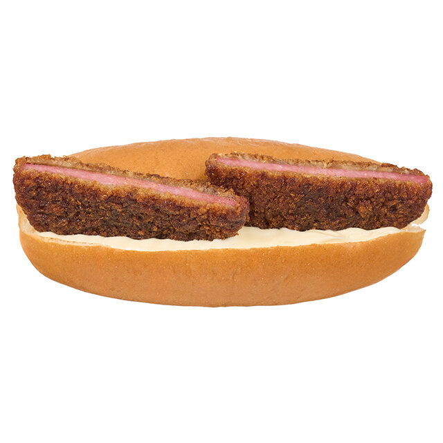 はみでるハムカツコッペ