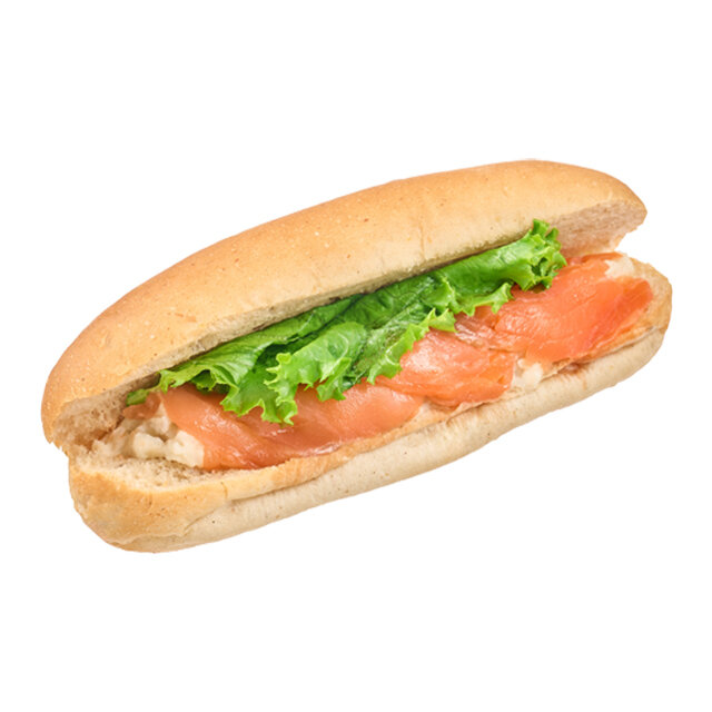 米粉入りシリアルドッグ　スモークサーモン＆アンチョビポテト