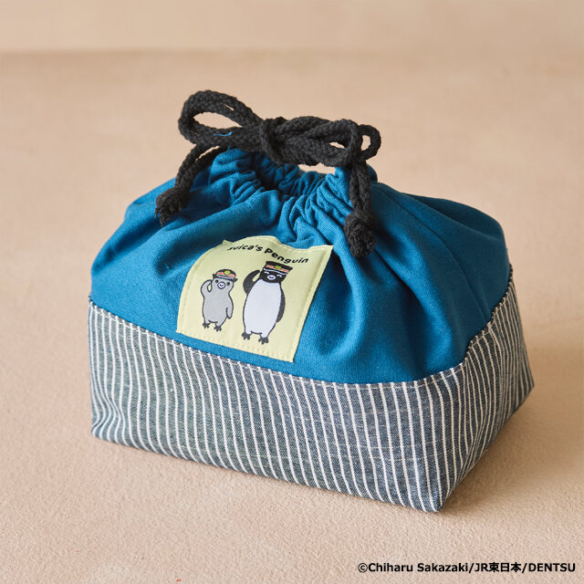 Suicaのペンギン 保冷きんちゃく（ネイビー） | NewDays エキナカ
