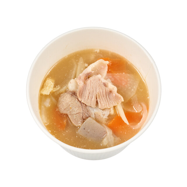 具だくさん！コク旨豚汁