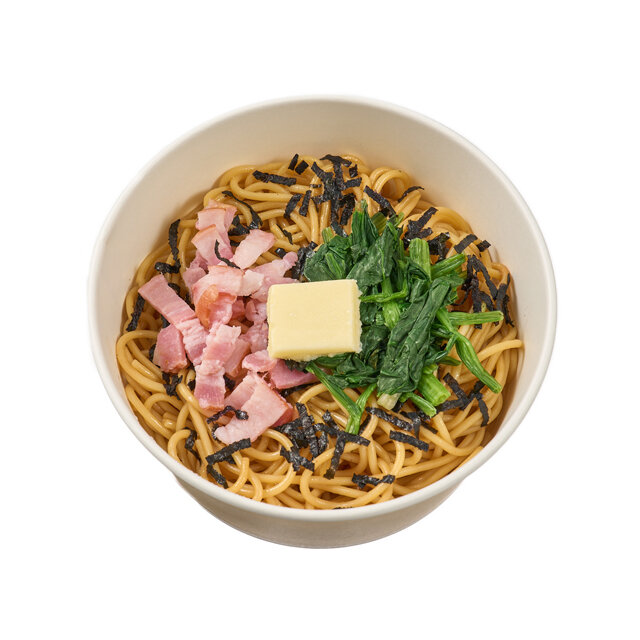 和風仕立て！ベーコンとほうれん草のパスタ