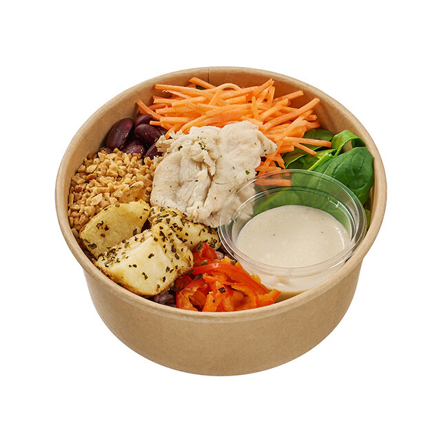 ハーブポークのサラダボウル