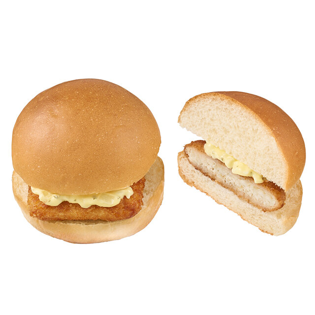 さわやかレモンタルタルのフィッシュバーガー