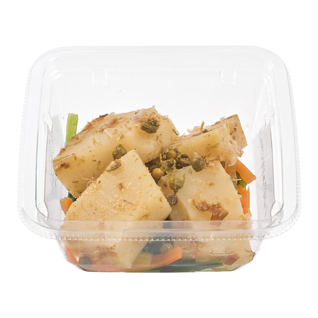 鶏そぼろといぶりがっこの和風ポテトサラダ | NewDays エキナカポータル