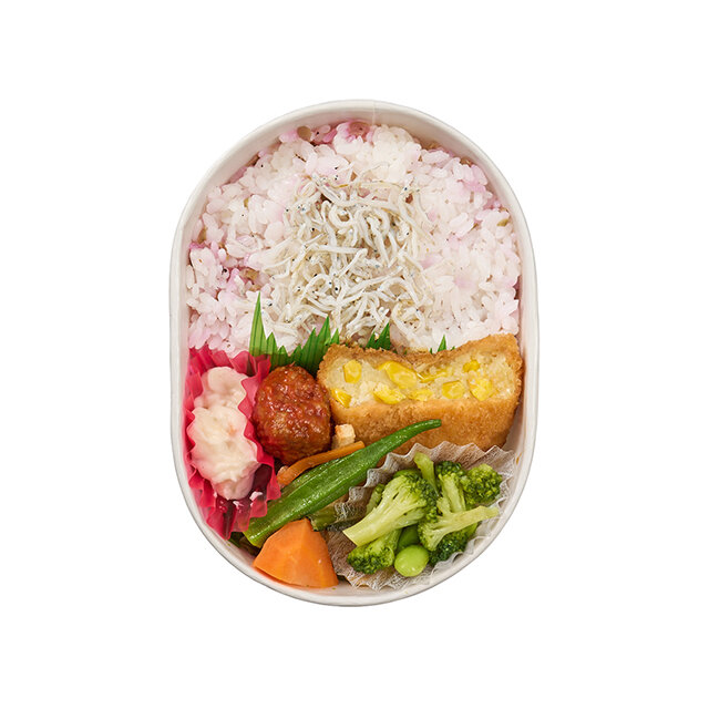 夏の味覚＆梅しらすご飯わっぱ弁当
