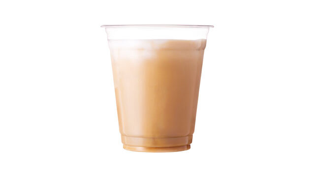 アイスカフェラテ レギュラー 210円(税込)/ラージ 290円(税込)