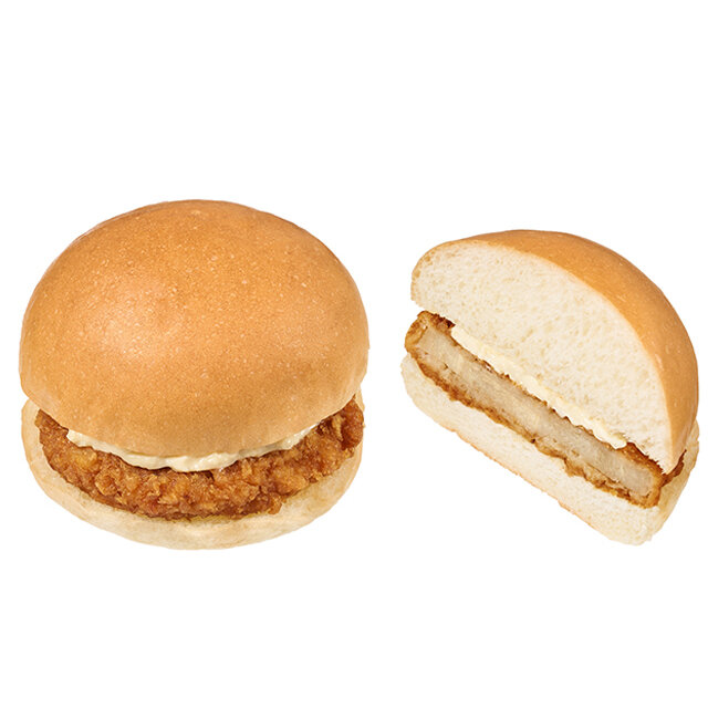 チキンカツバーガー（釧路ザンギ風）
