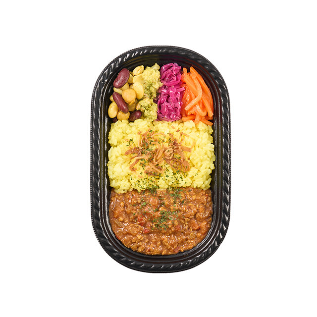 彩りデリとスパイス香るキーマカレー