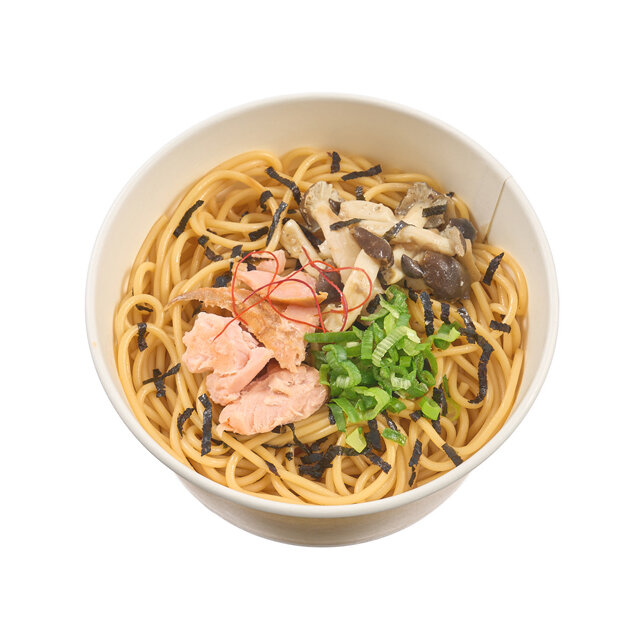 和服パスタ 和風仕立て！鮭ときのこのパスタ | NewDays エキナカポータル