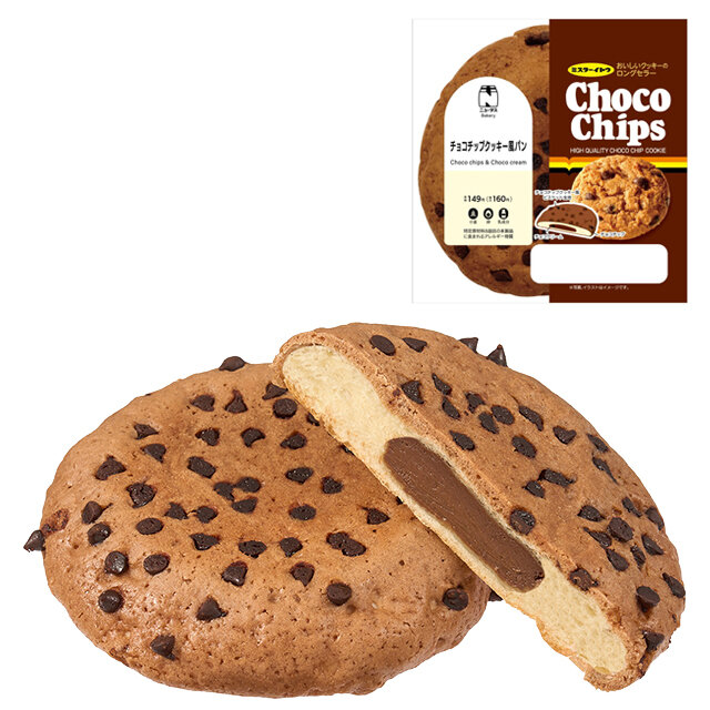 チョコチップクッキー風パン