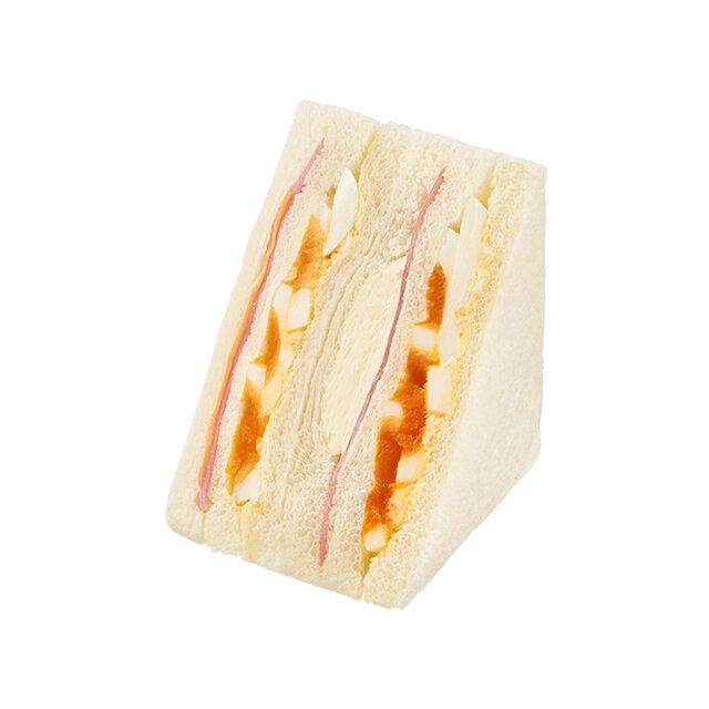 ハムチーズたまごサンド