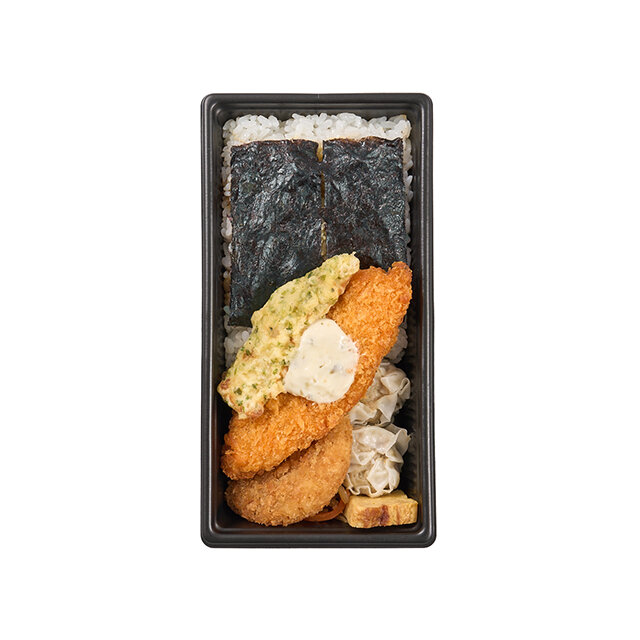 白身フライのり弁当