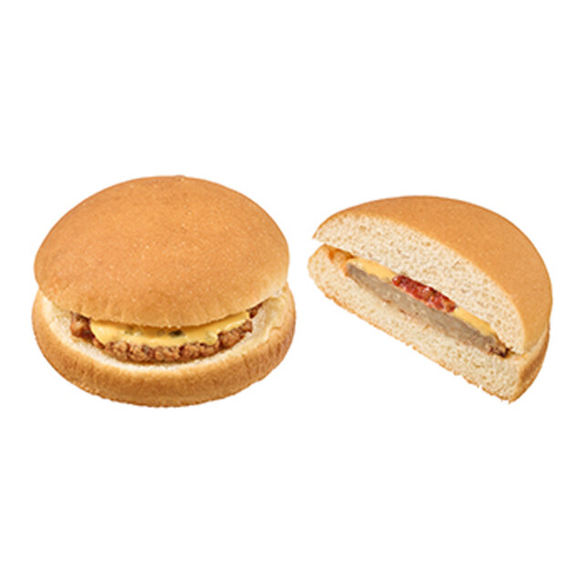 チーズバーガー（完熟トマトケチャップ）チーズソース使用