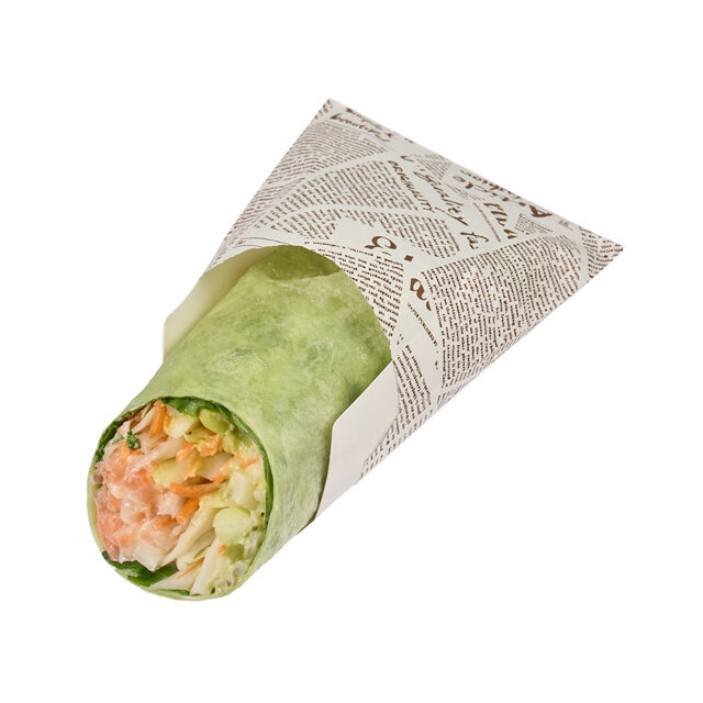 スモークサーモン＆アボカドサラダのトルティーヤ