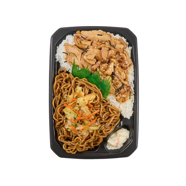 ボリューム満点！とりめし＆焼きそば弁当