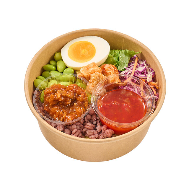 たんぱく質が摂れる！タコライス風サラダボウル