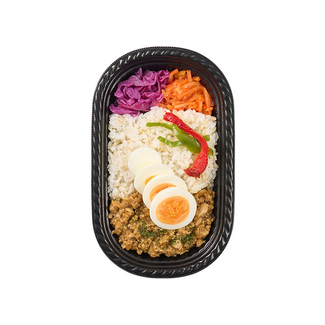 彩りデリとハーブ香るガパオライス