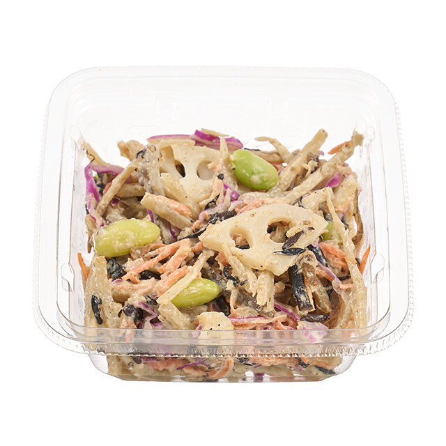 食物繊維が摂れる！8品目の彩り胡麻マヨサラダ