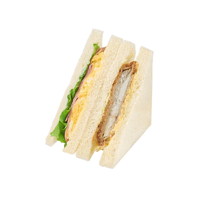 フィッシュフライ＆たまごハムサンド
