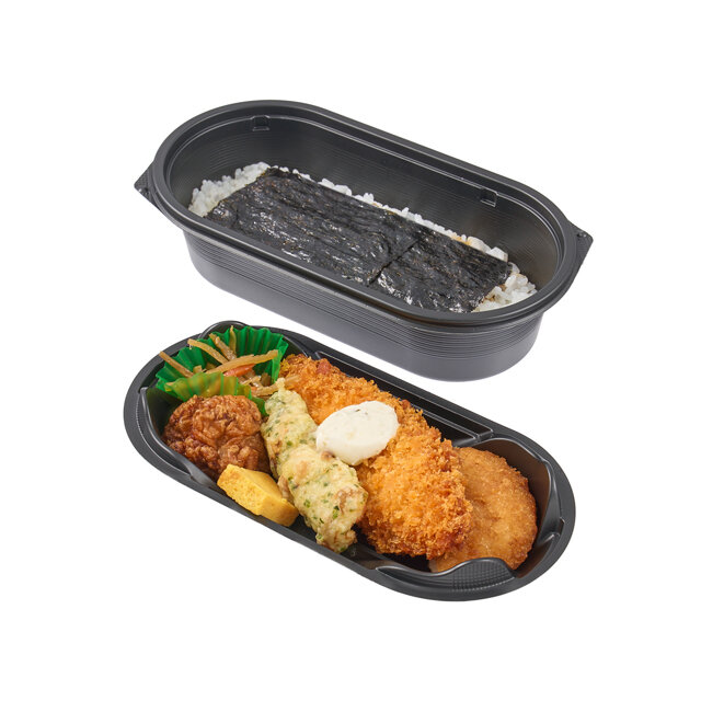 白身フライのり弁当(二段)