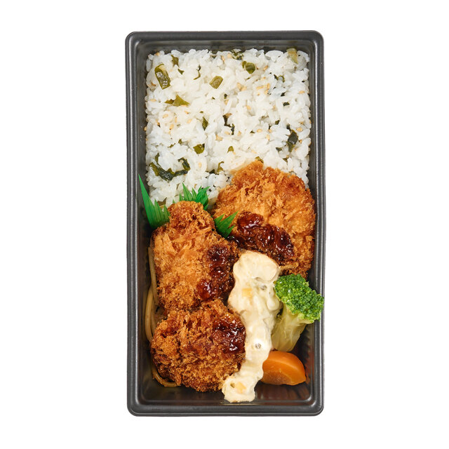 手仕込みチキンカツ&わかめご飯弁当（タルタルソース）