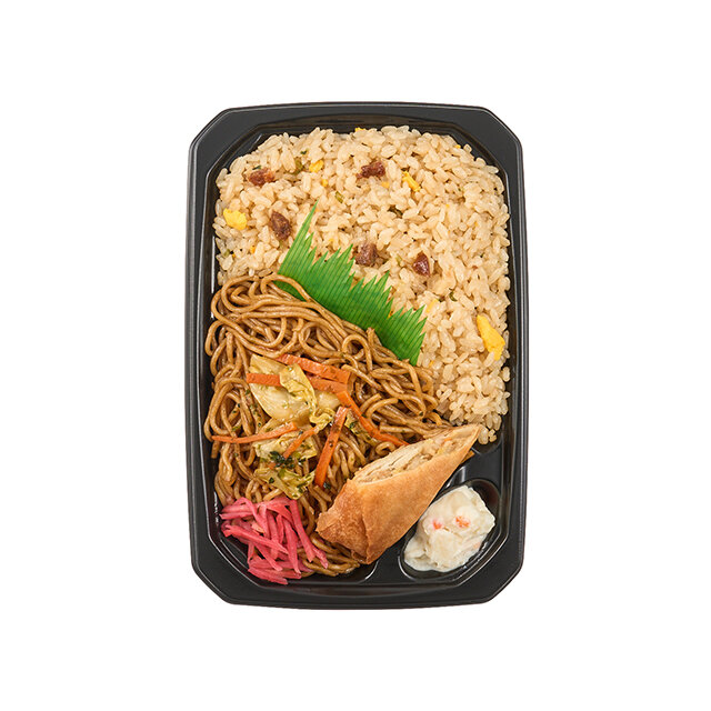 ボリューム満点！チャーハン＆焼きそば弁当