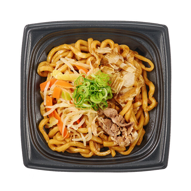 具材たっぷり！焦がし醤油の焼うどん　