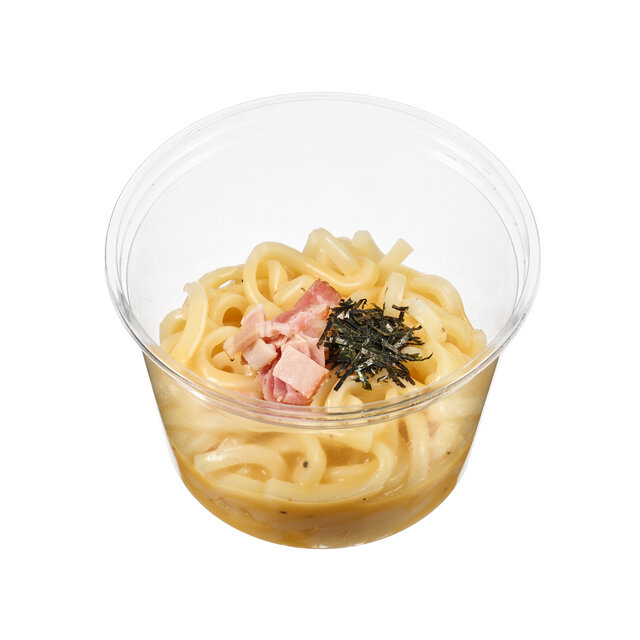 冷しカルボナーラうどん