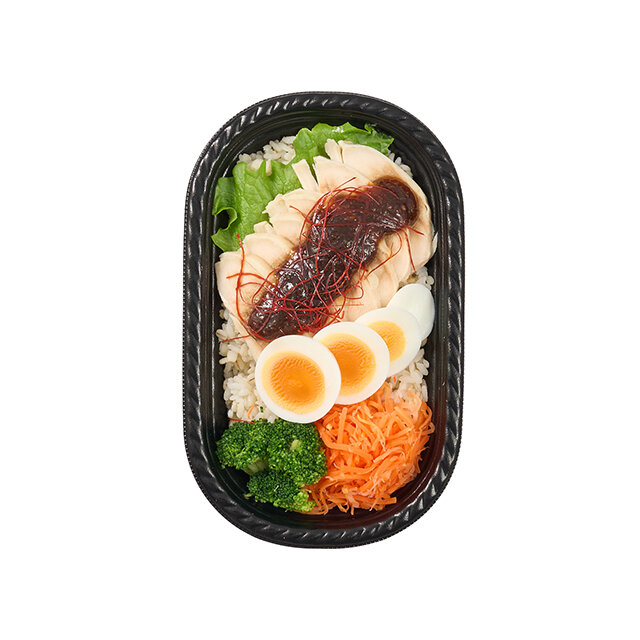 たんぱく質が摂れる！低温調理チキン弁当（生姜だれ）