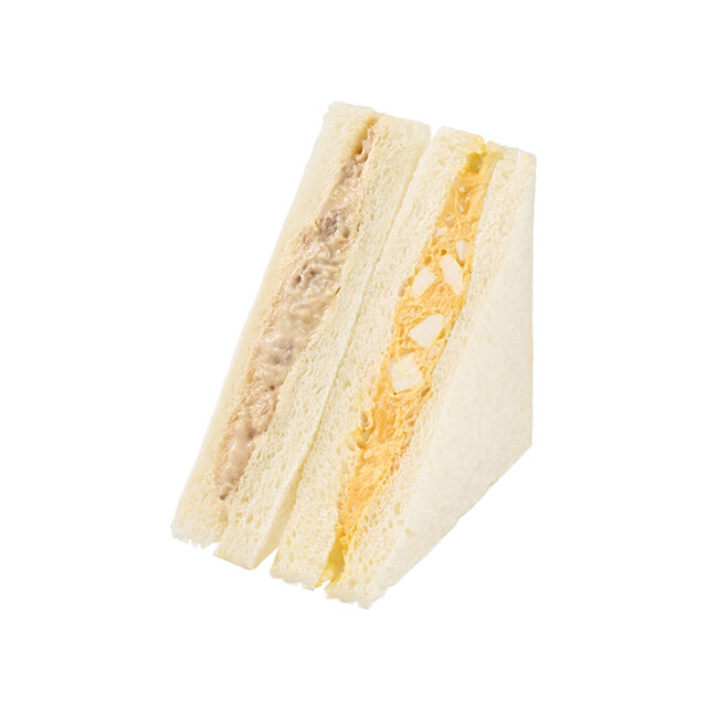 たっぷりツナ＆たまごサンド