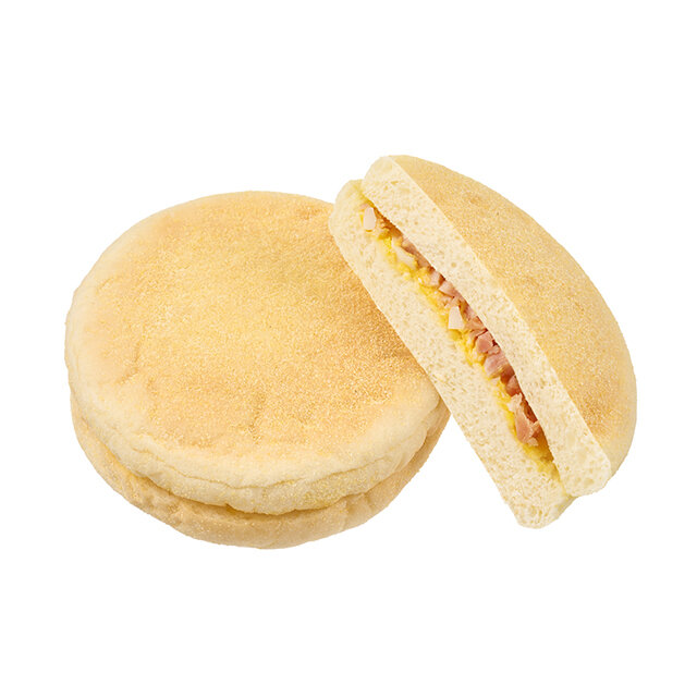 朝食マフィンサンド（エッグベーコン）