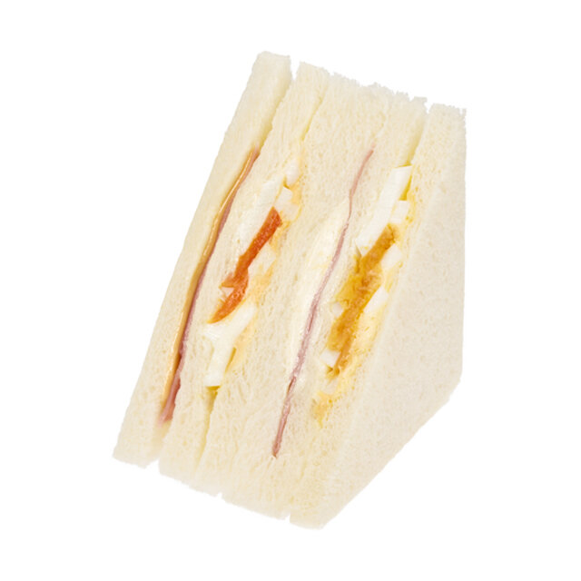 ハムチーズたまごサンド
