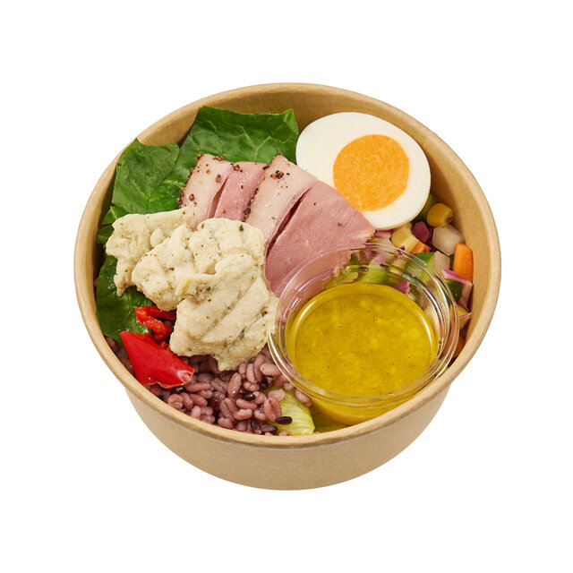 岩手県産南部どりと合鴨の贅沢サラダボウル