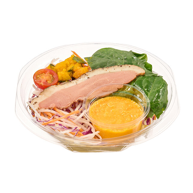 1食分の緑黄色野菜！合鴨と彩り野菜のパスタサラダ